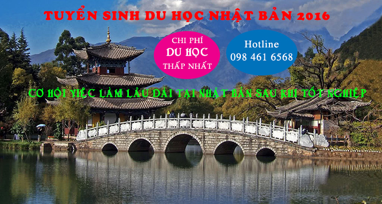TUYỂN SINH DU HỌC NHẬT BẢN 2016