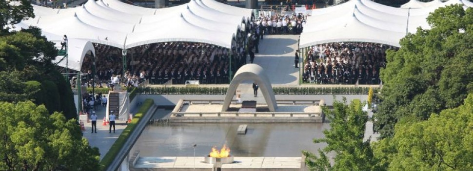 Hiroshima tưởng niệm 73 năm ngày quả bom nguyên tử Cậu bé rơi xuống